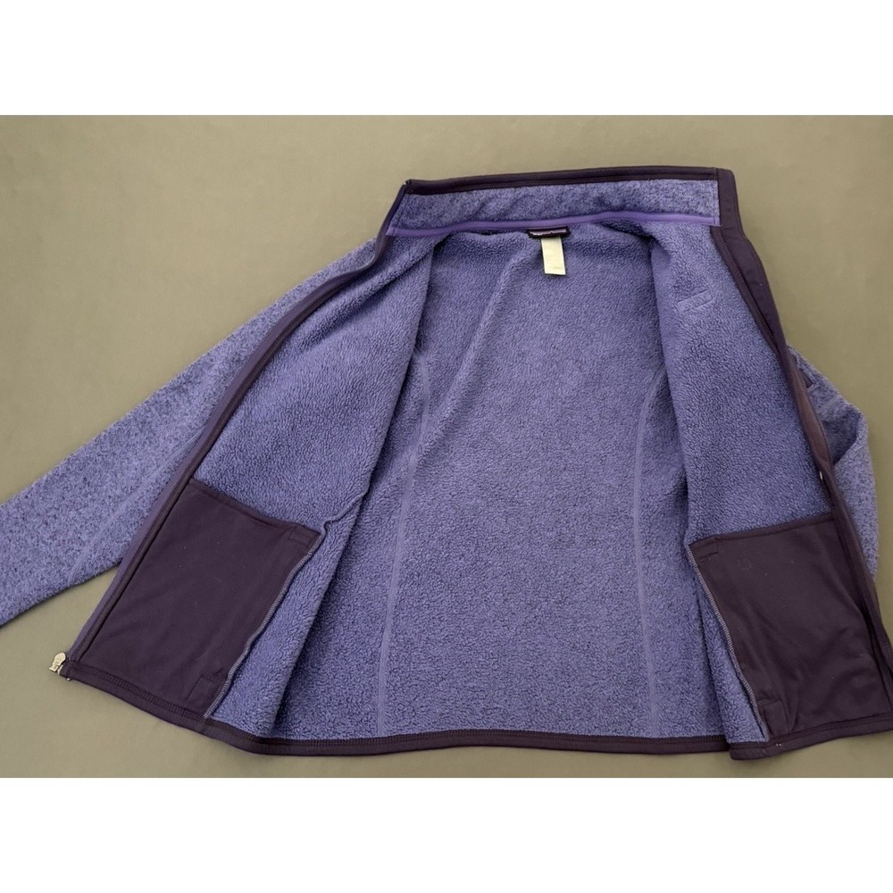 Patagonia Better Sweater Jacket Womens Medium Purple Full Zip Fleece Zip Pockets - Picture 7 of 8